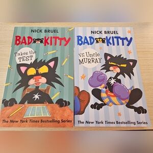 Bad Kitty Books By Nick Bruel 2 Books